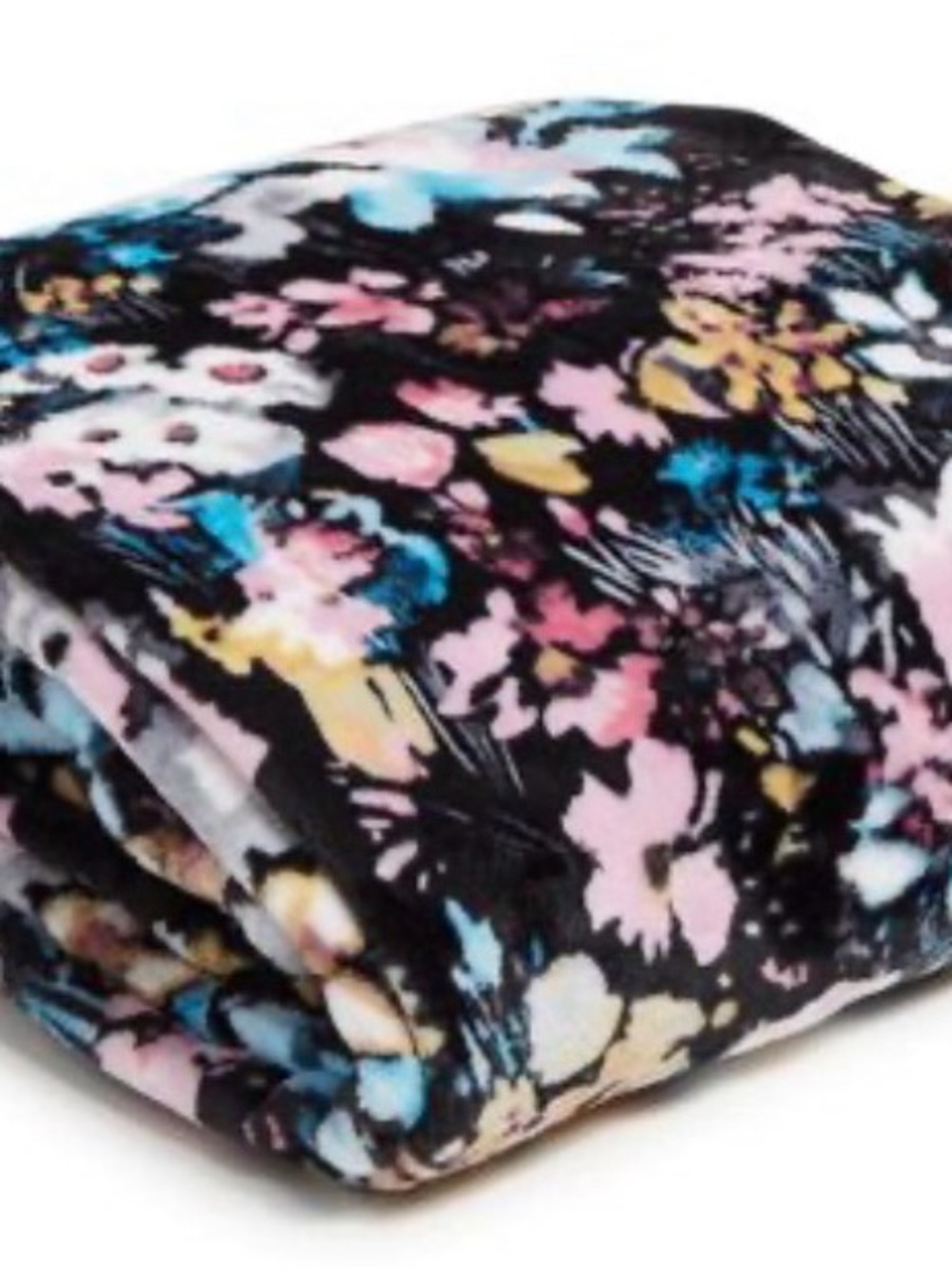NWT Vera Bradley Plush Throw Blanket Artist's Garden NEW 80" x 50" Floral SOFT!